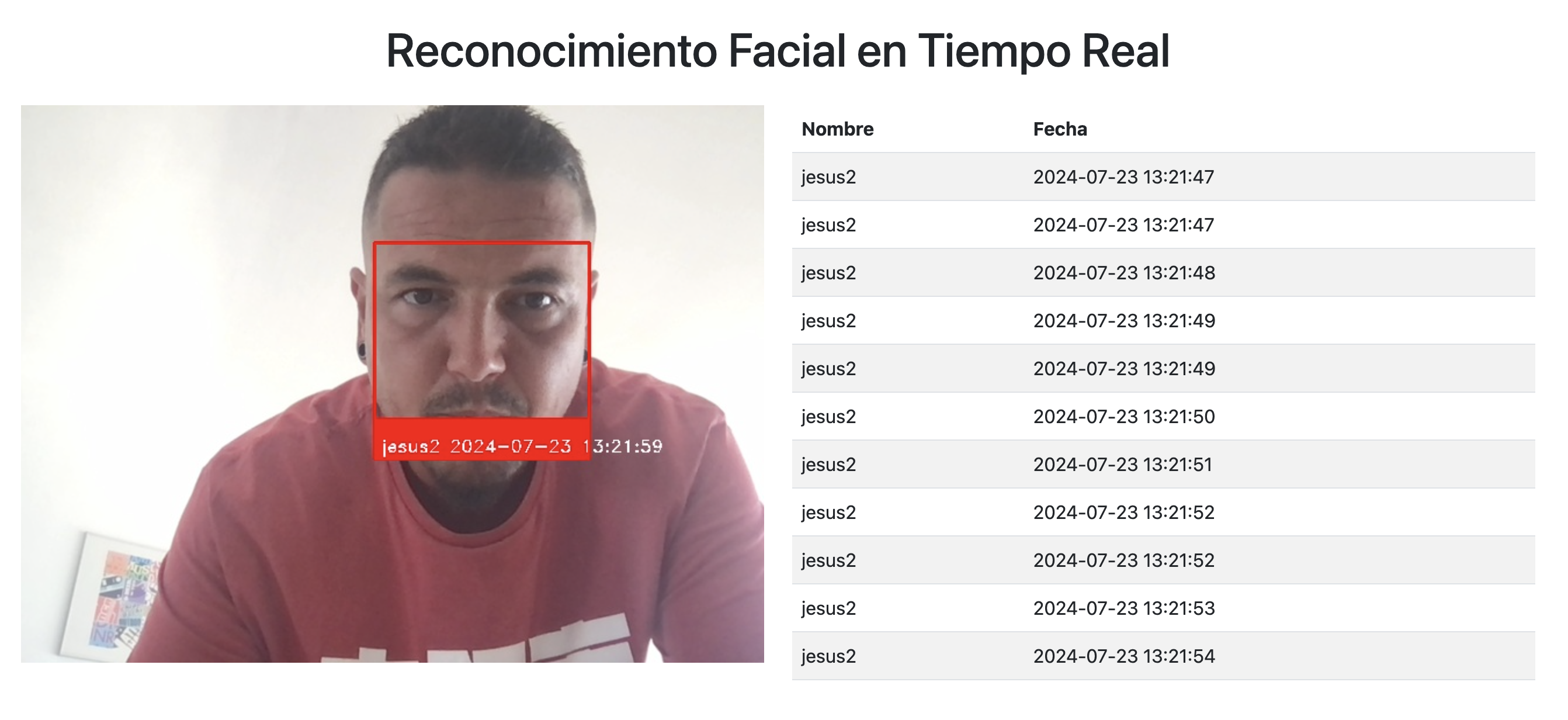 App reconocimiento facial